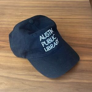 Unisex Black Austin Public Library Baseball Cap